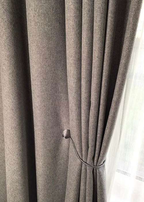 Nakts aizkaru audums lins (L701-2)