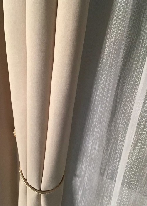Nakts aizkaru audums Spandex (3904-01B)