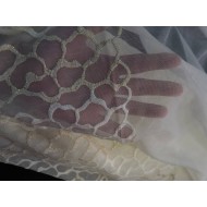 Тюль микросетка с вышивкой (6261-102)