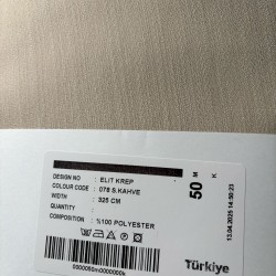 Tills kreps (ELIT KREP-078 S KAHVE -325)