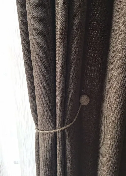 Nakts aizkaru audums lins (L701-3)