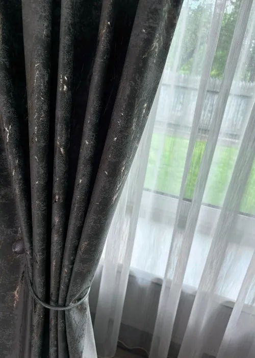 Nakts aizkaru audums velūrs (23080-6)